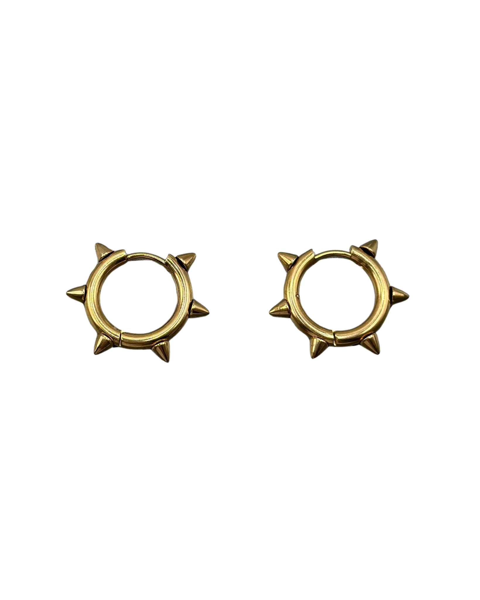 Gold Spikey Earrings