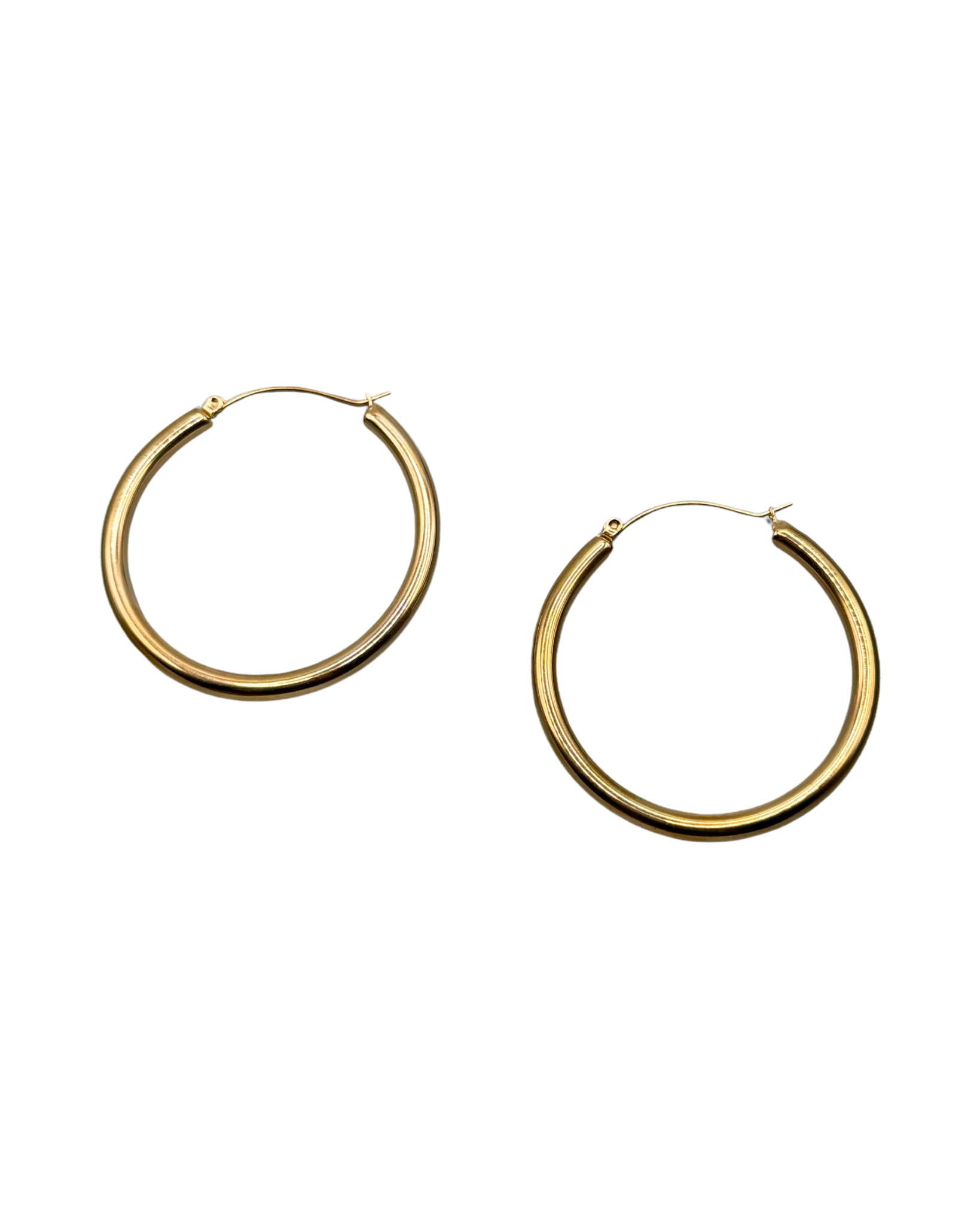 Gold Chunky Hoops