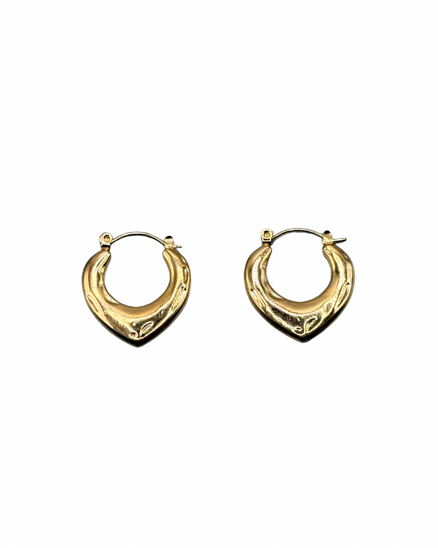 Gold Peach Earrings