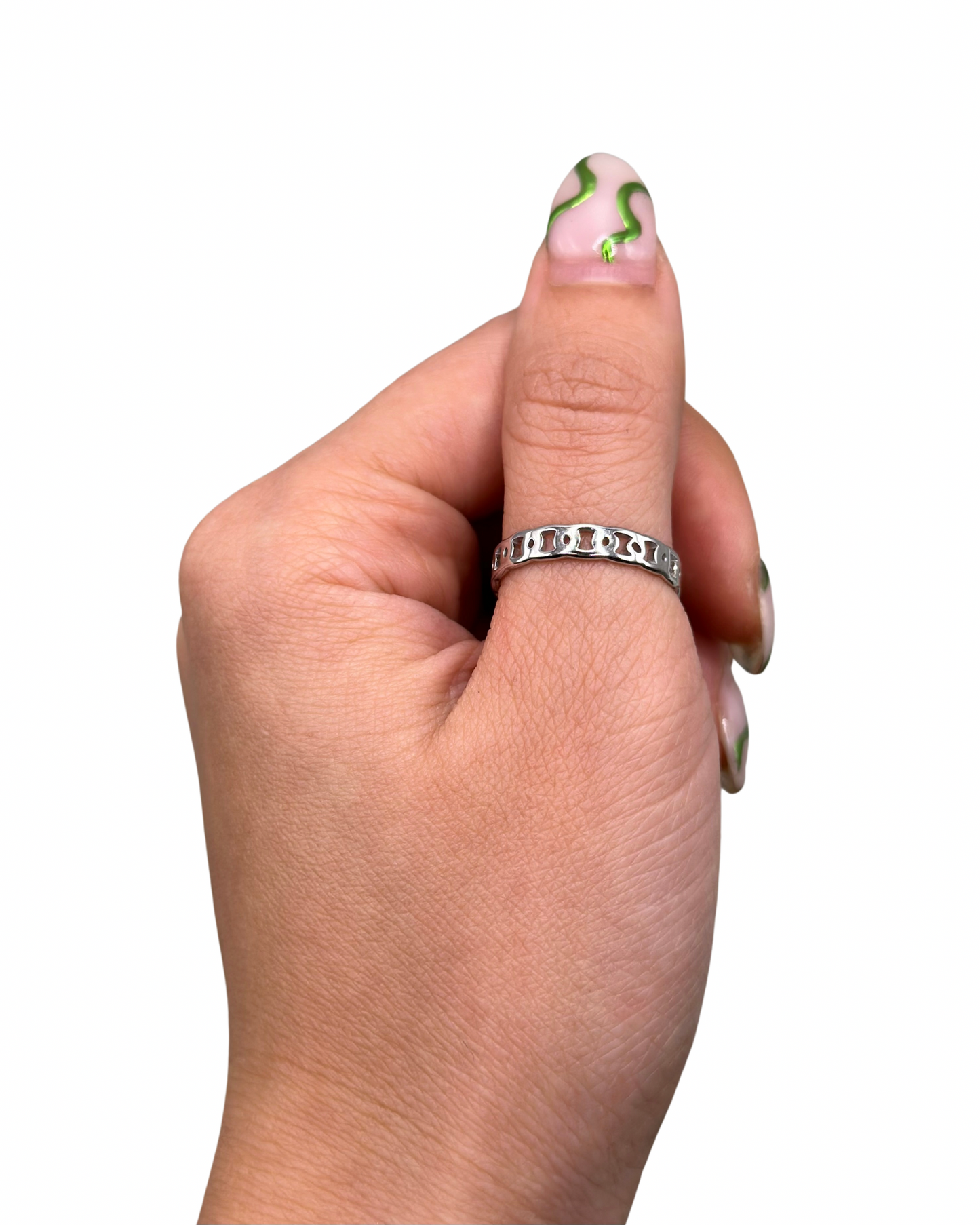 Silver Chain Ring