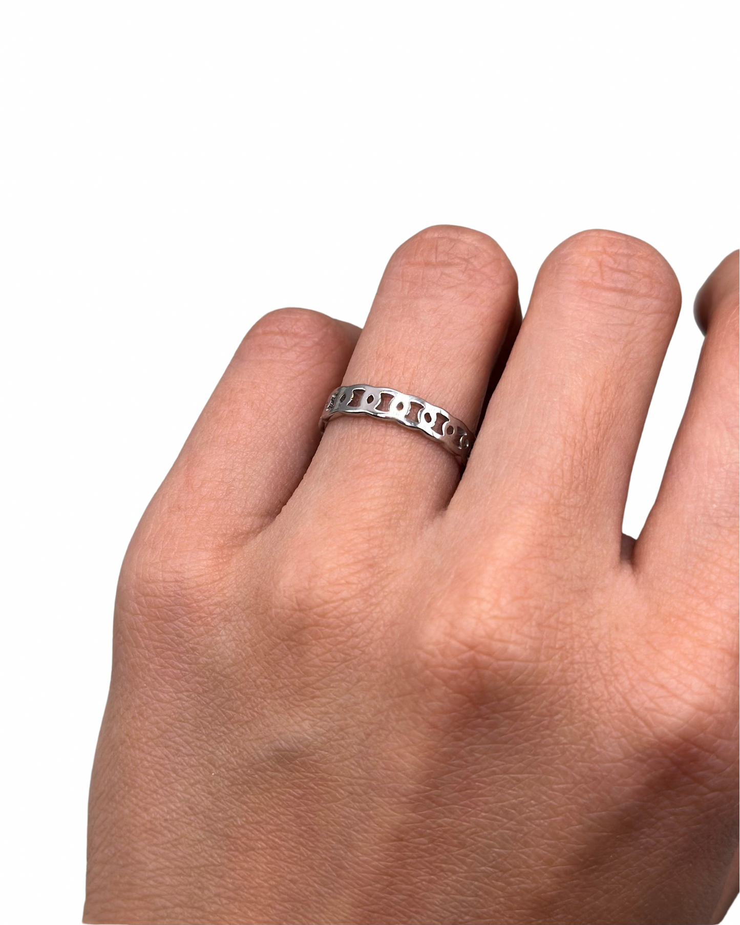 Silver Chain Ring