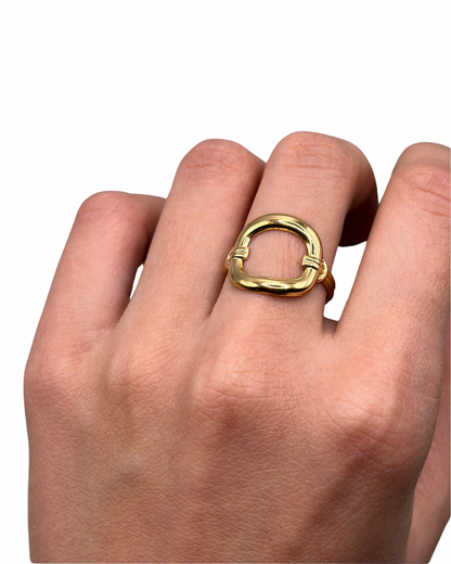 Gold Louis Ring