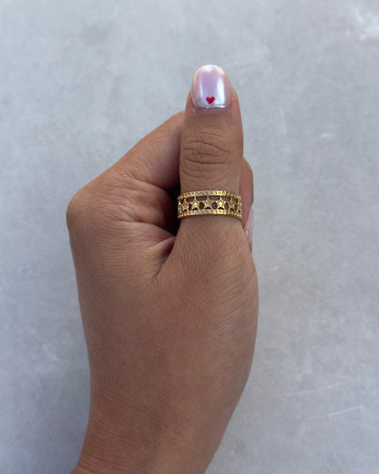 Gold Luminar Ring