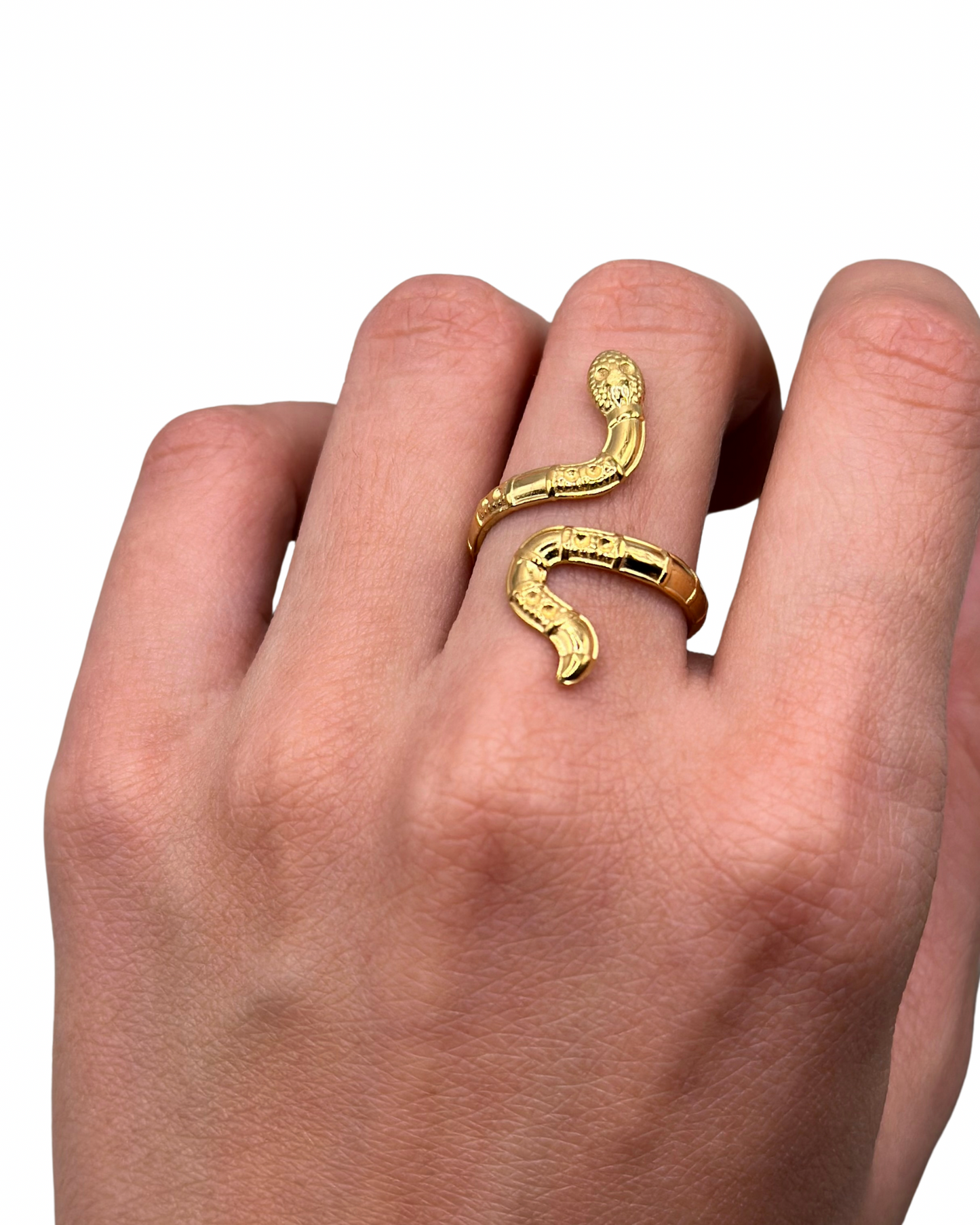 Gold Viper Ring