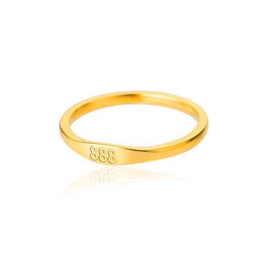 888 Angel Number Ring (Balance)
