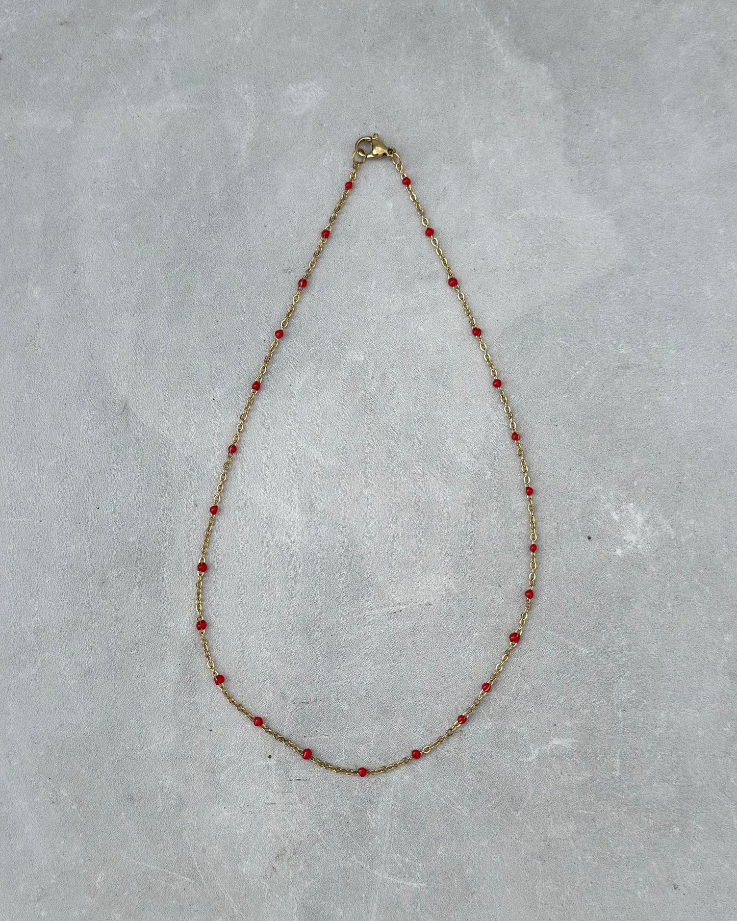 Red Colour Pop Necklace