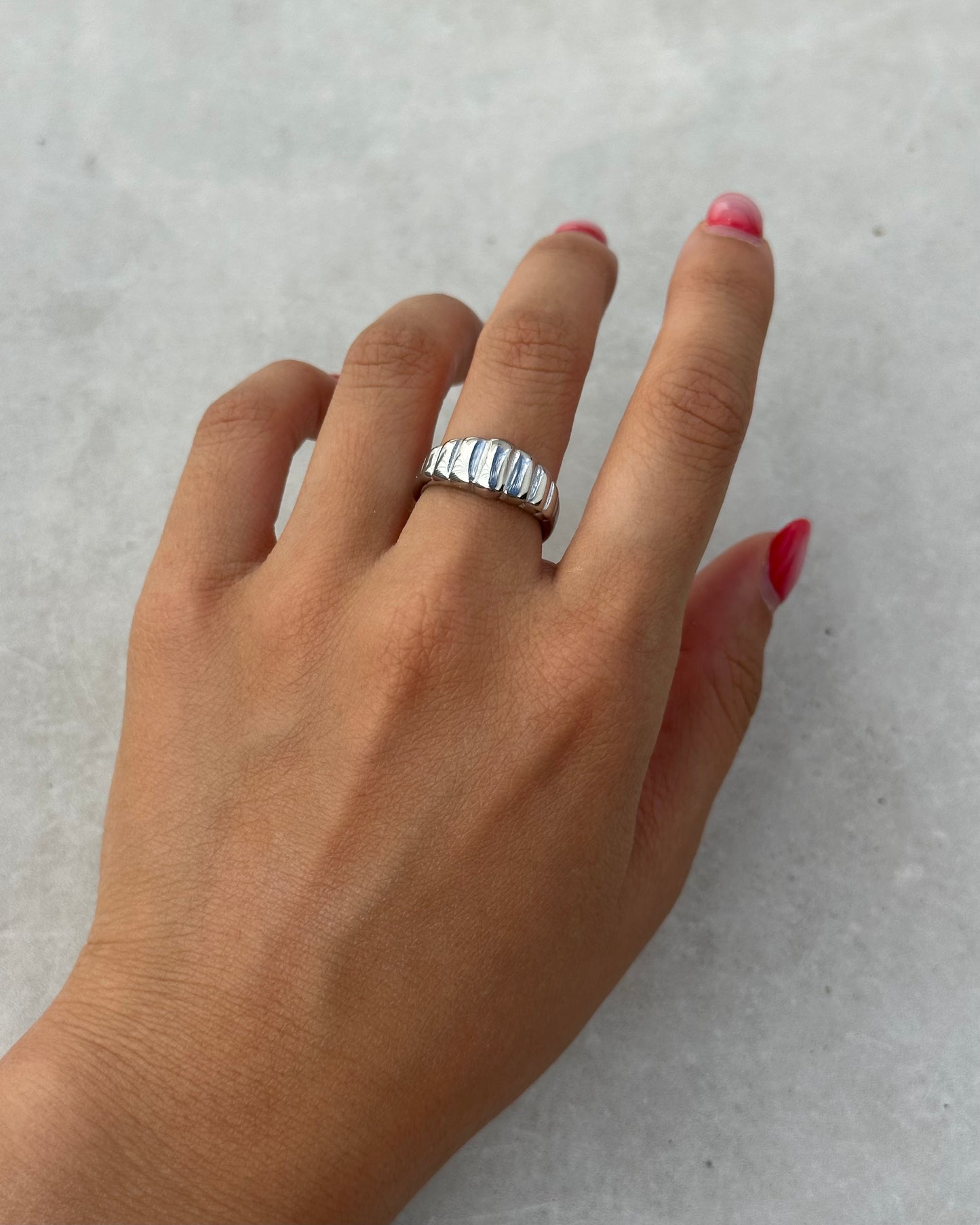 Silver Rome Ring