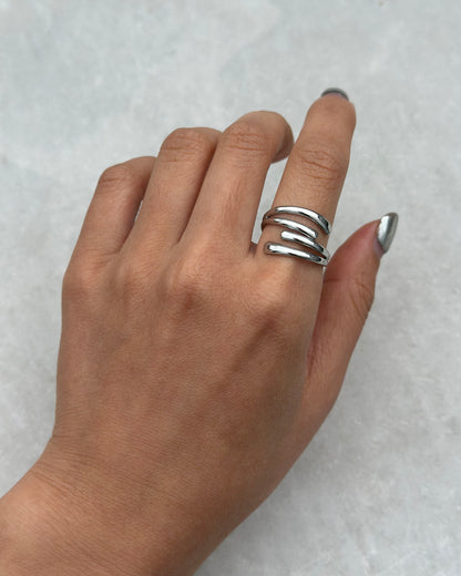Silver Matrix Ring