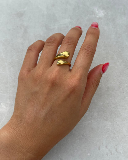 Gold Huggie Ring