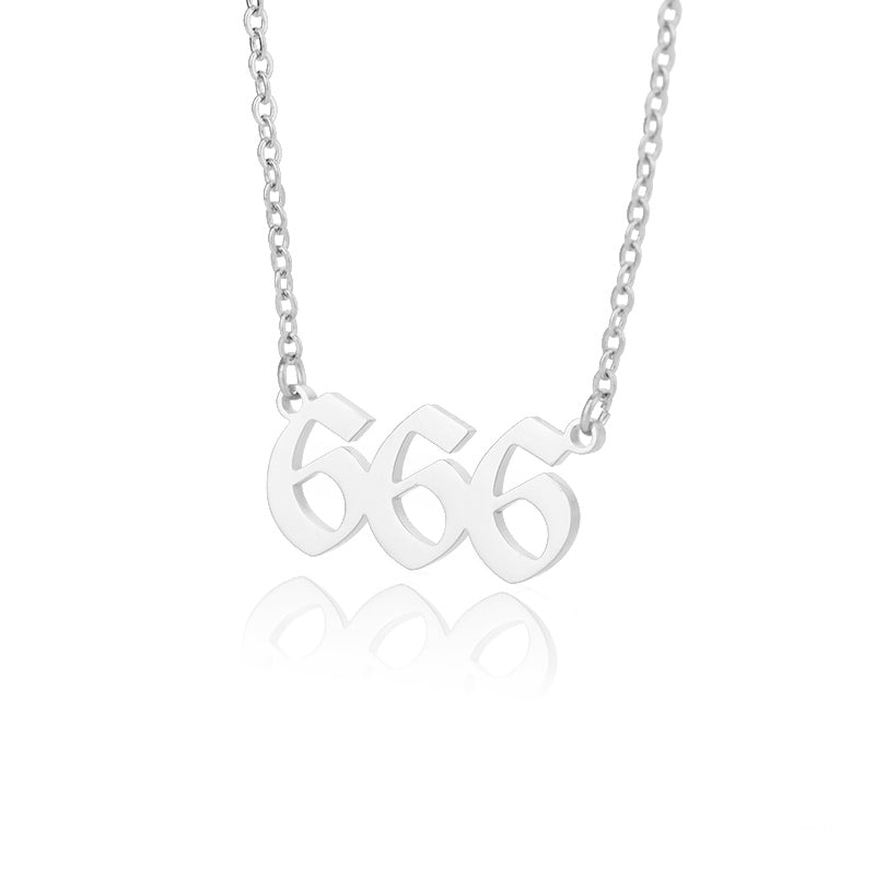 666 Angel Number Necklace (Reflect)