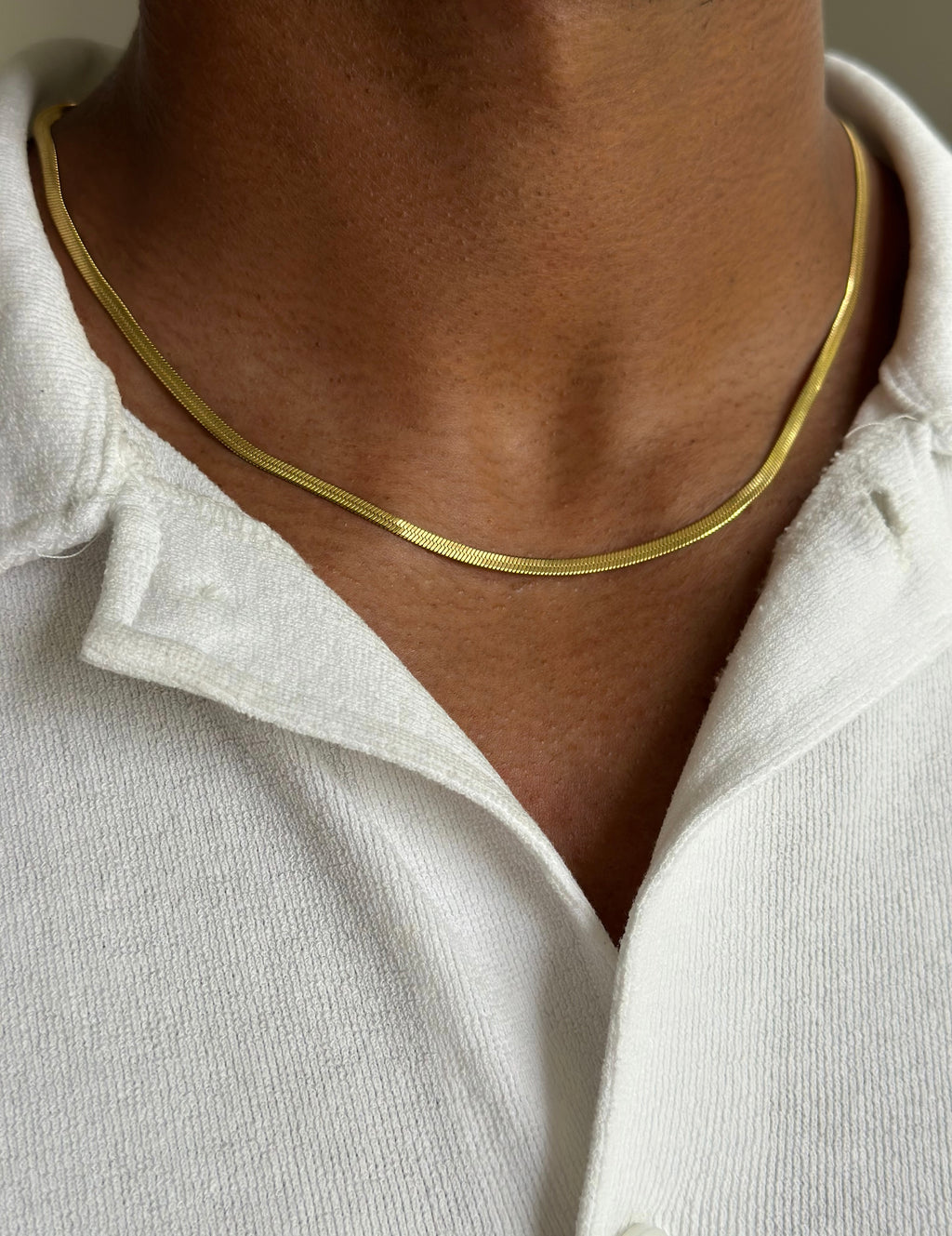 Gold Snake Chain Necklace