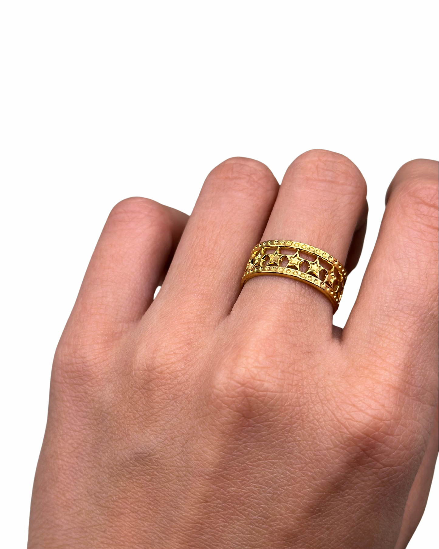 Gold Luminar Ring