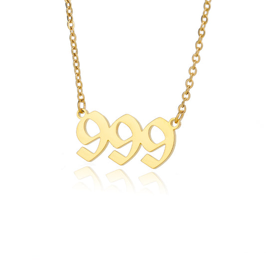 999 Angel Number Necklace (Release)