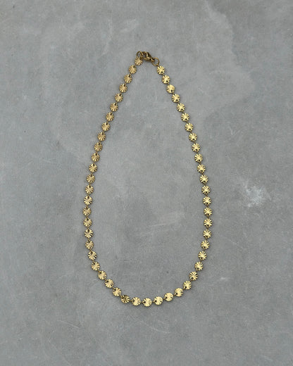 Gold Disc Necklace