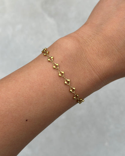 Gold Fleur Bracelet