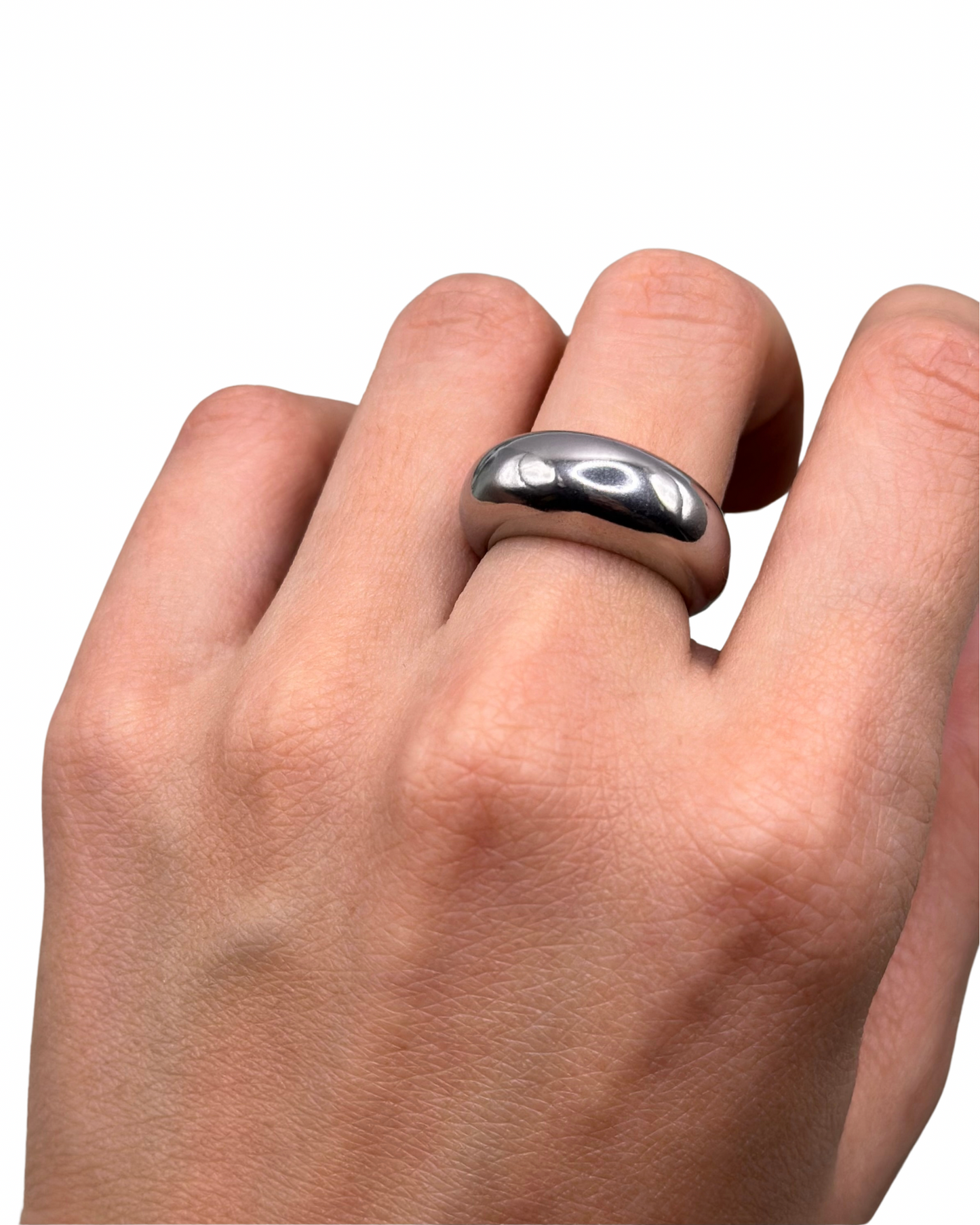 Silver Chrome Ring