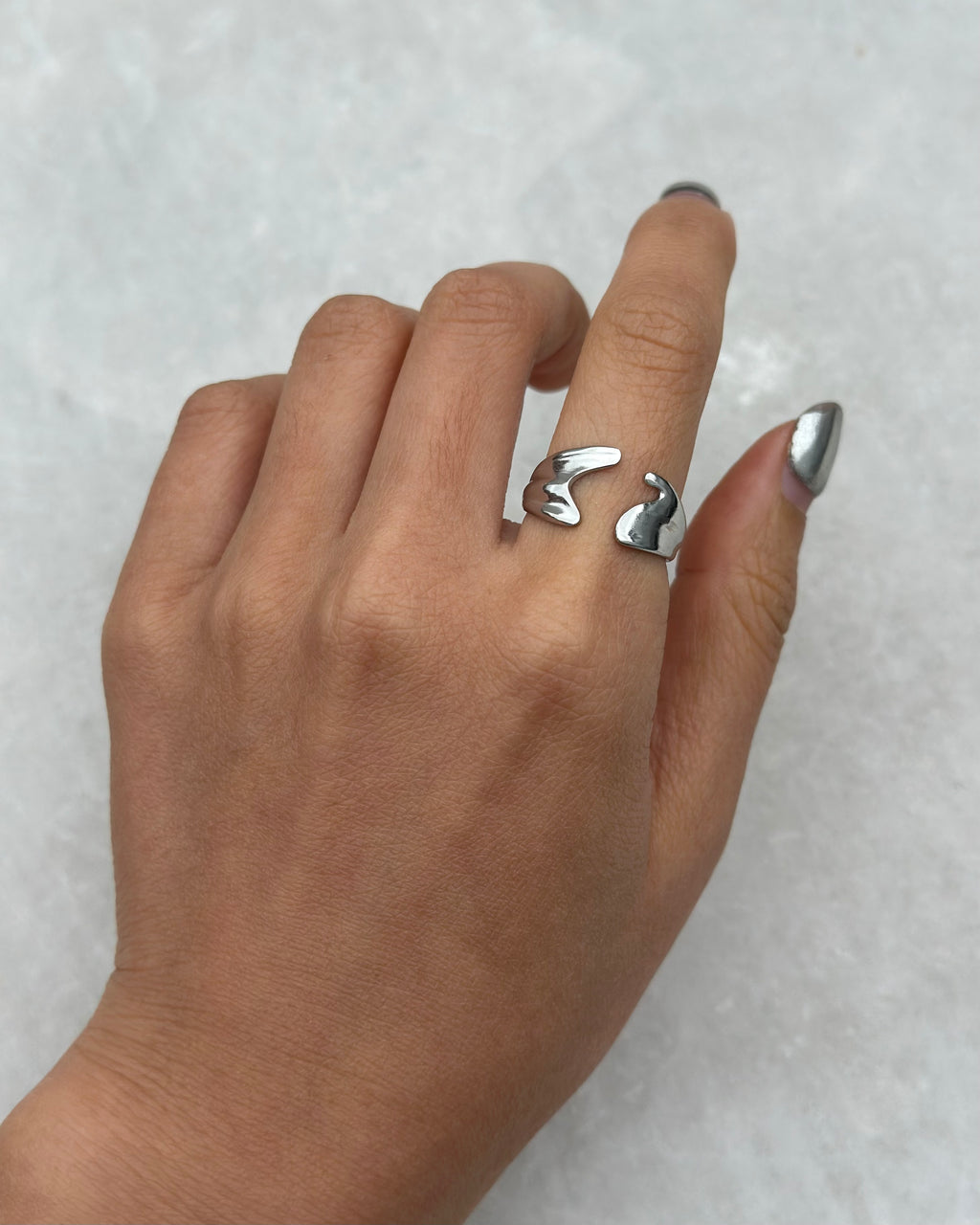 Silver Claw Ring