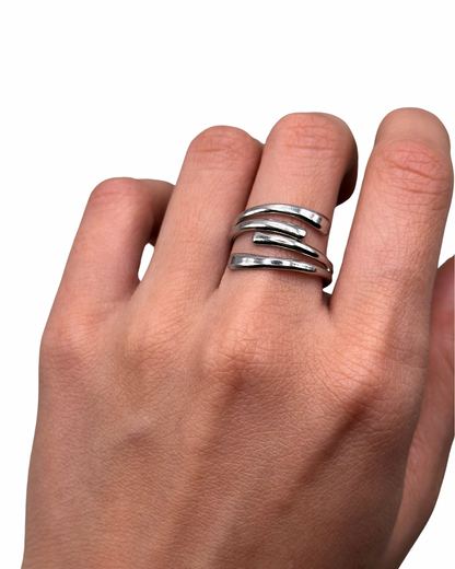 Silver Matrix Ring