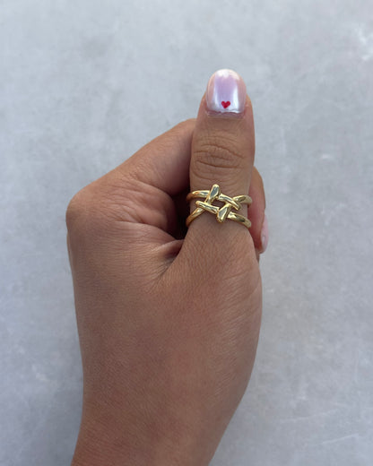 Gold Sakura Ring