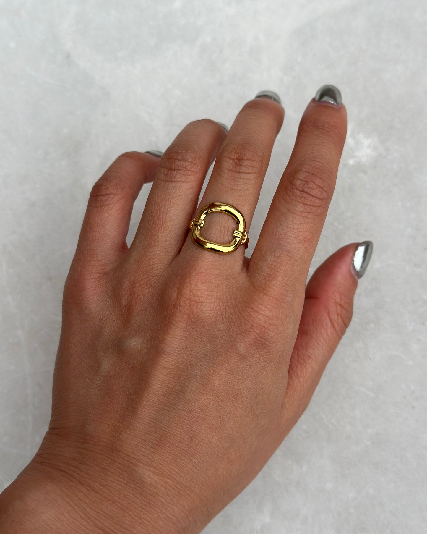 Gold Louis Ring