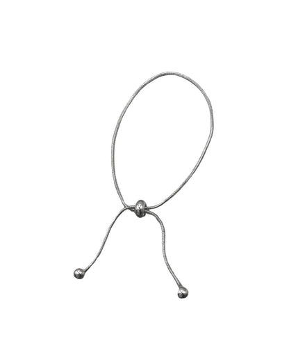 Silver Bolo Tie Bracelet