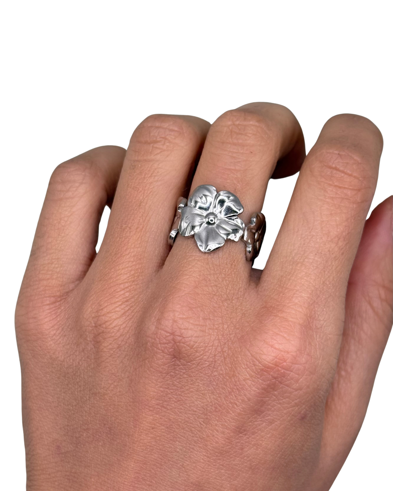 Silver Marigold Ring
