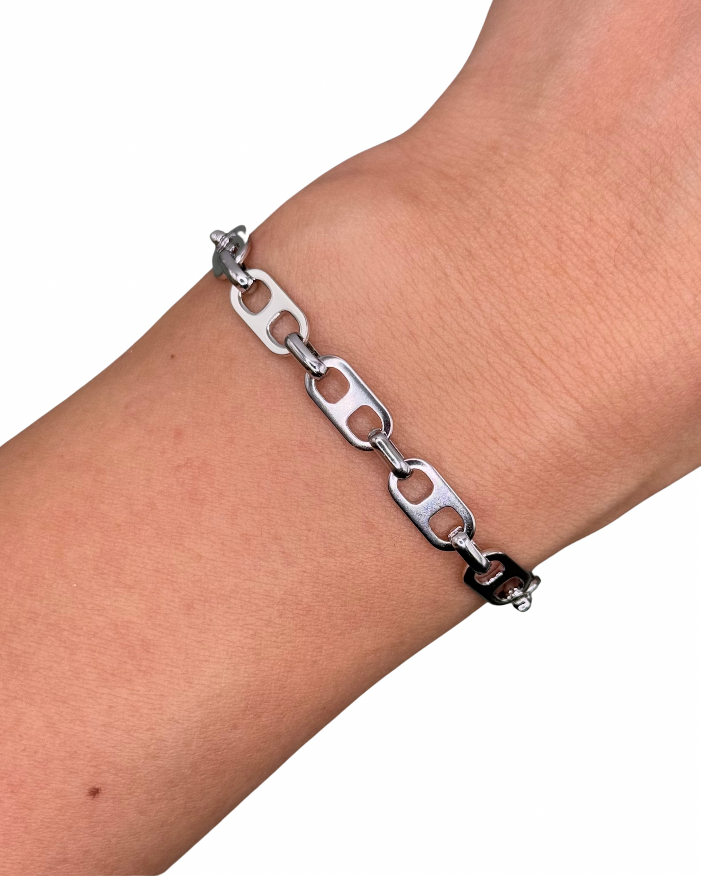 Silver Pepsi Bracelet