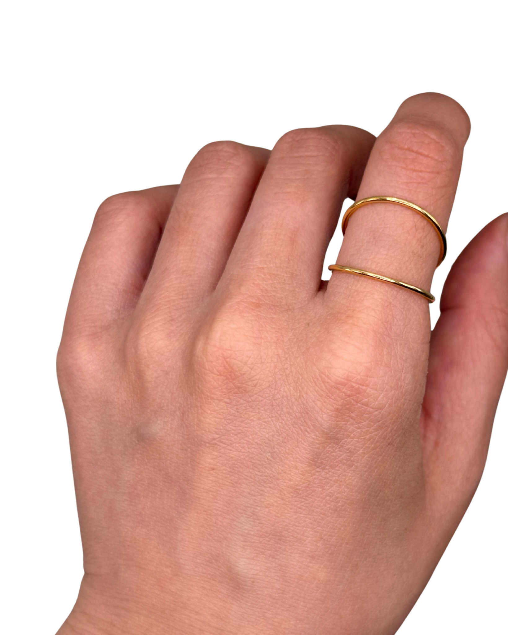 Gold Needle Ring