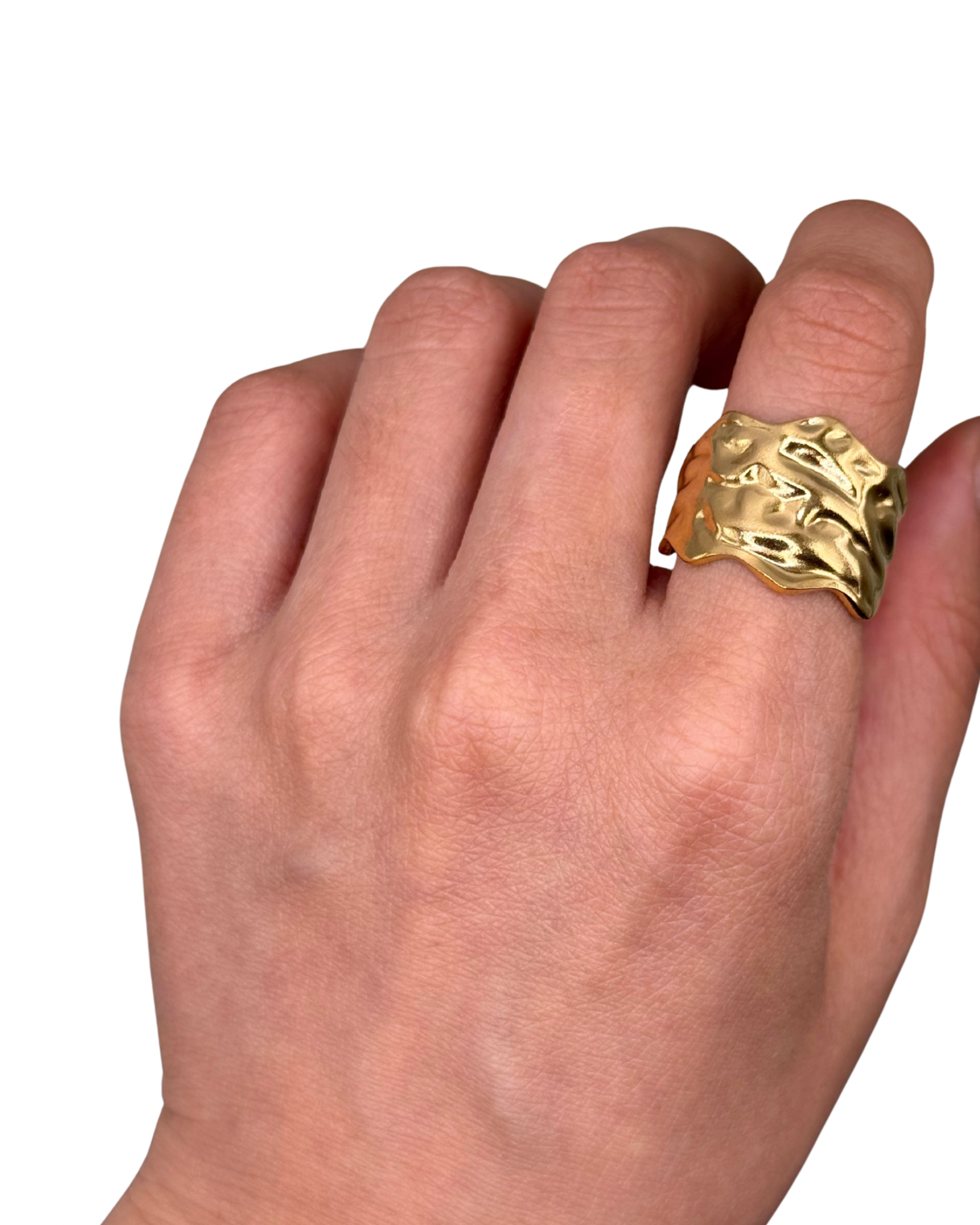Gold Idol Ring