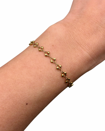 Gold Fleur Bracelet