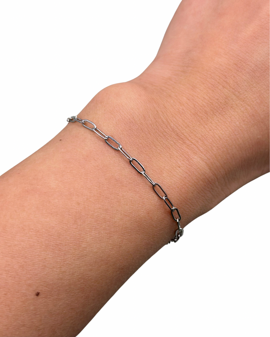 Silver Mini Link Bracelet