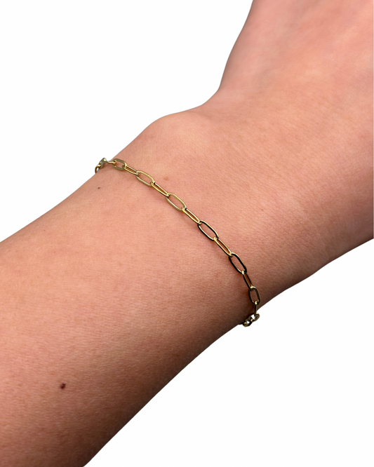 Gold Mini Link Bracelet