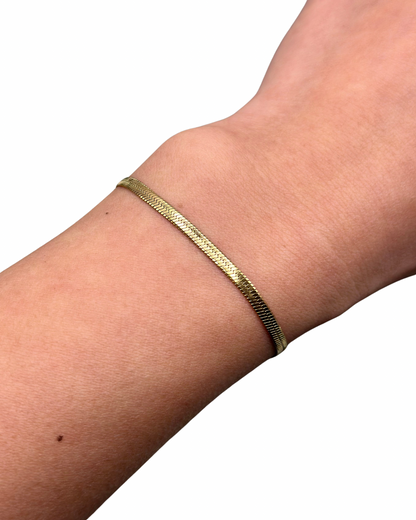 Gold Snake Bracelet