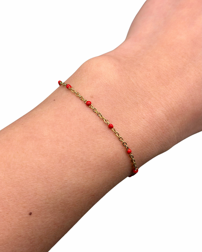 Red Colour Pop Bracelet