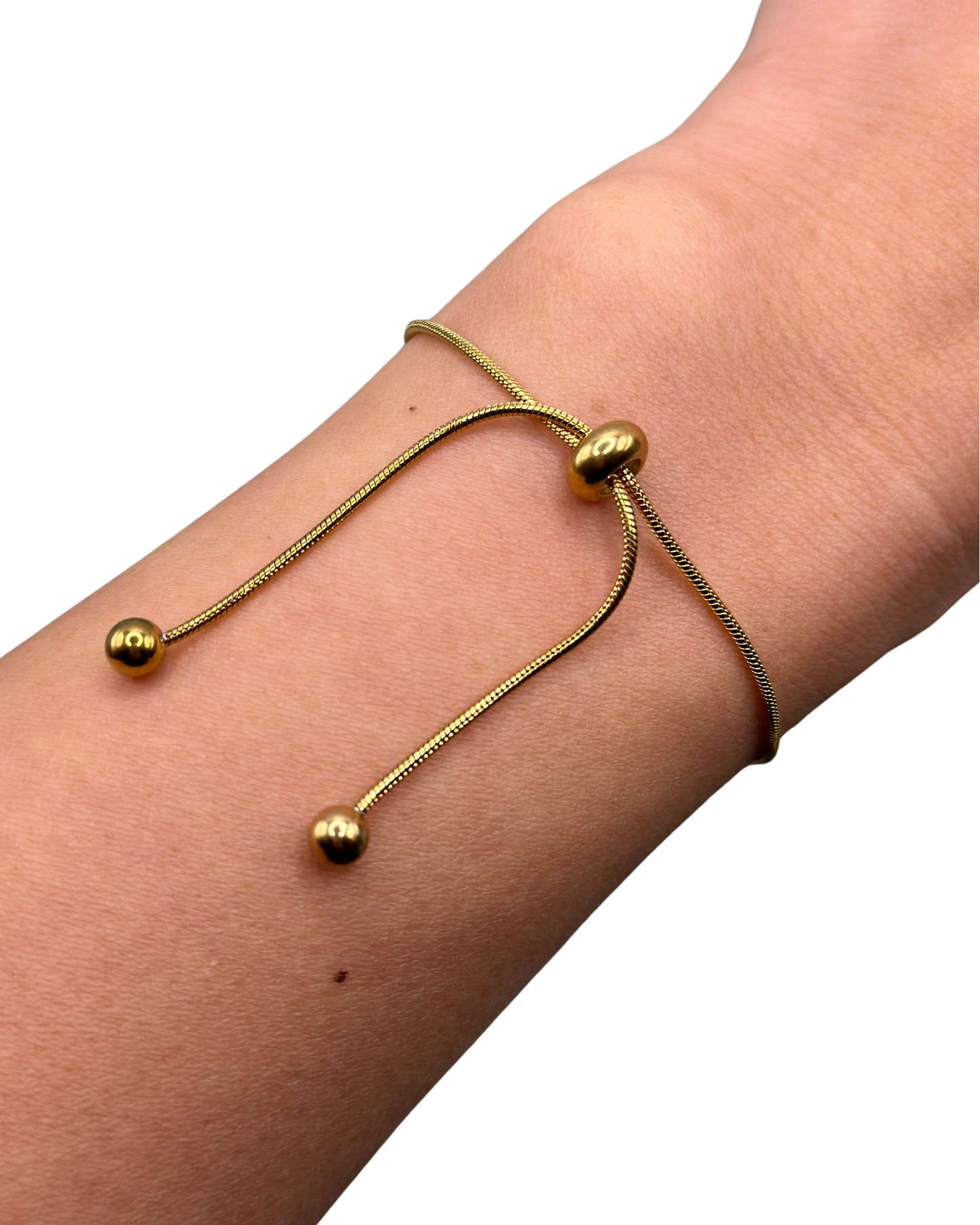 Gold Bolo Tie Bracelet