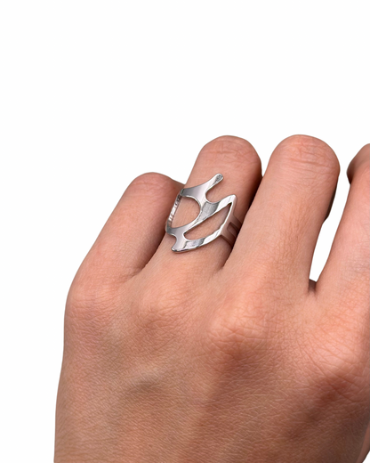 Silver Butter Ring