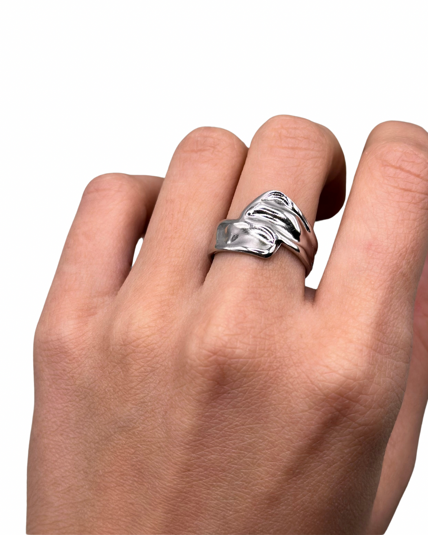 Silver Silk Ring