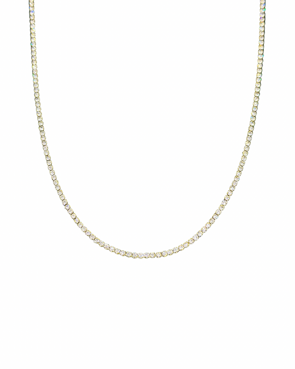 Gold Tennis Necklace