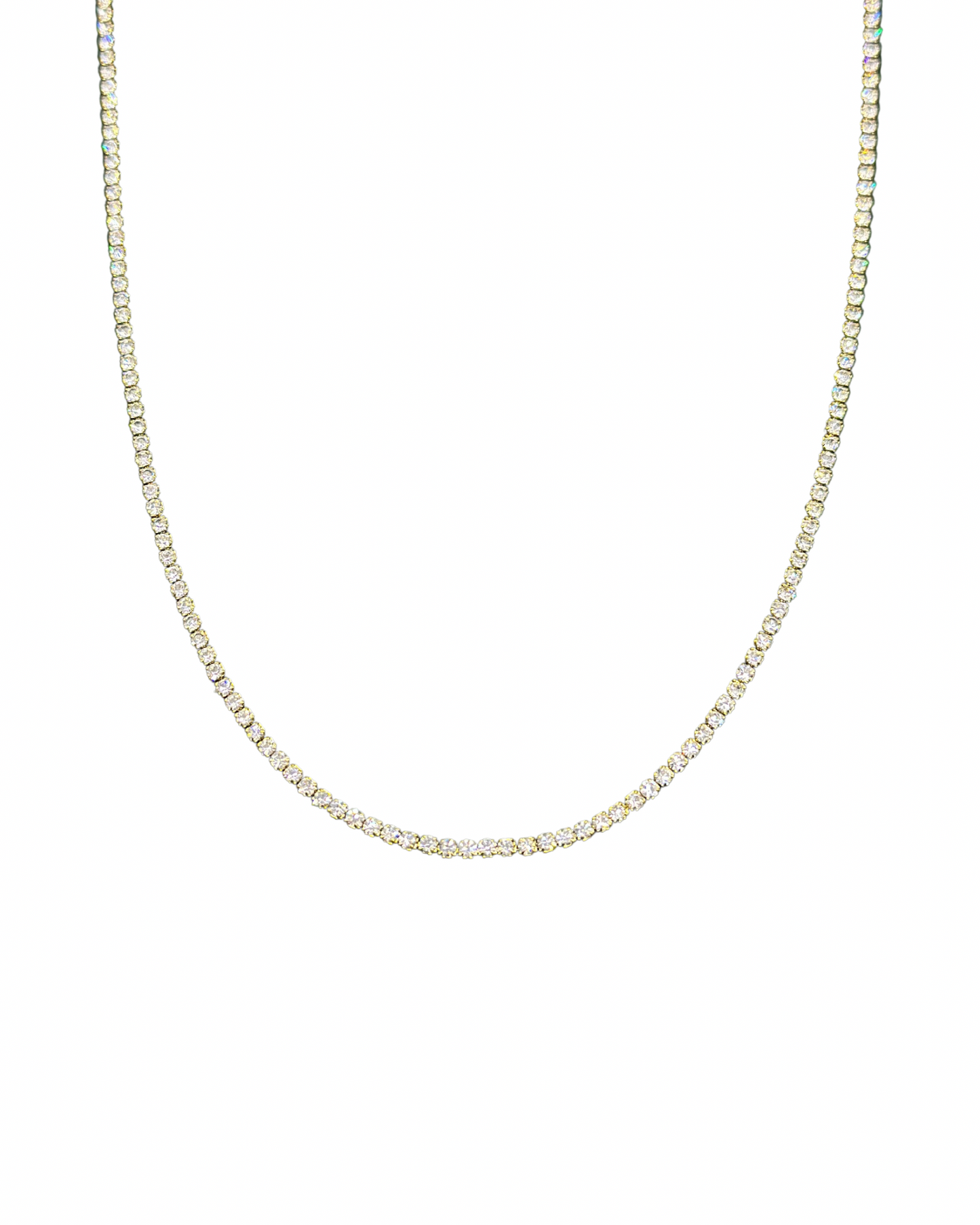 Gold Tennis Necklace