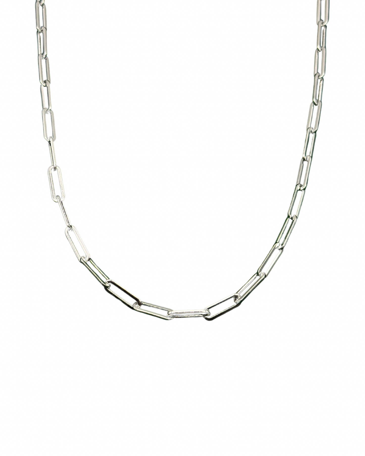 Silver Link Chain Necklace