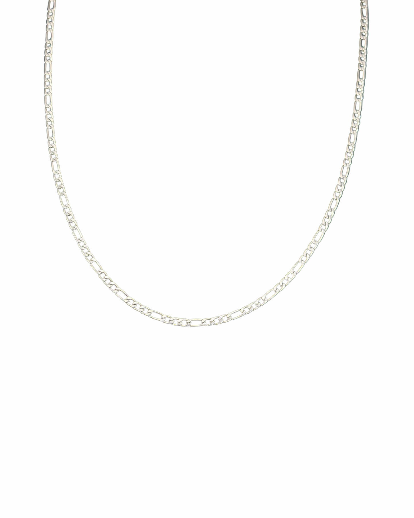 Silver Figaro Necklace