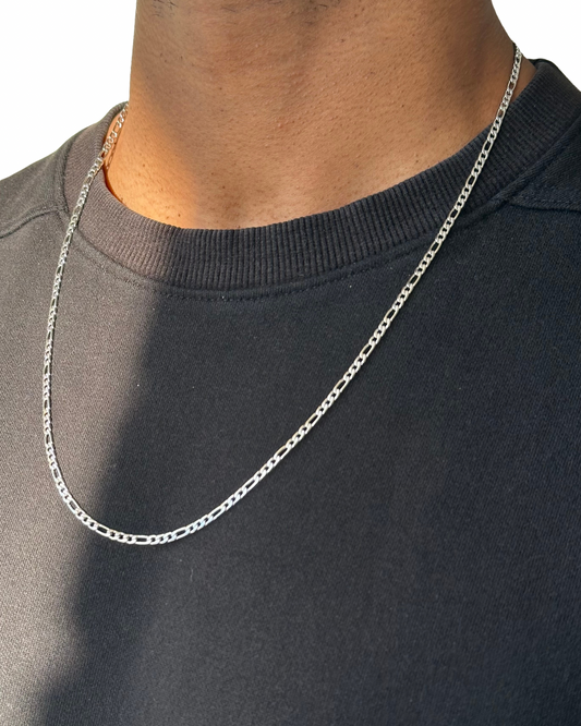 Silver Figaro Chain