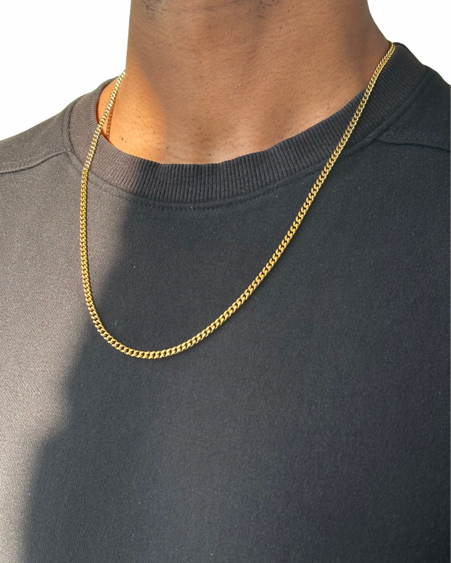 Gold Curb Chain