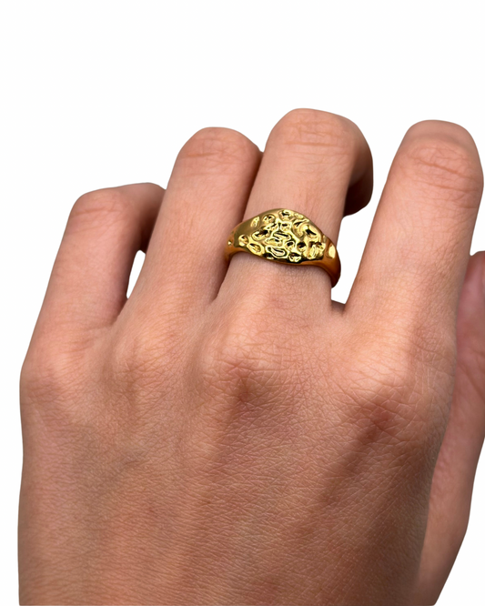 Gold Neptune Ring