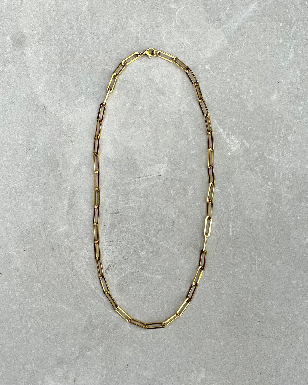 Gold Link Chain Necklace