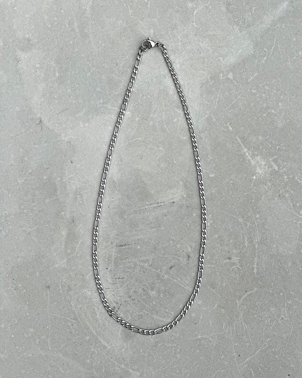 Silver Figaro Necklace