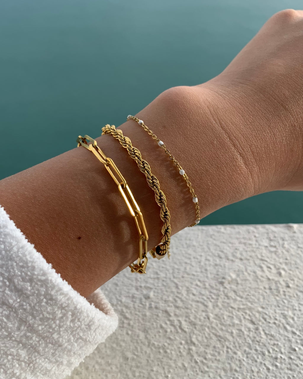 Gold Link Bracelet