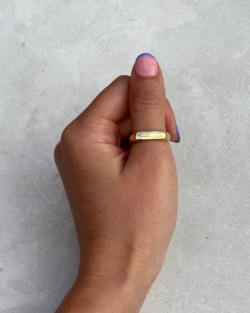 Gold Leo Signet Ring