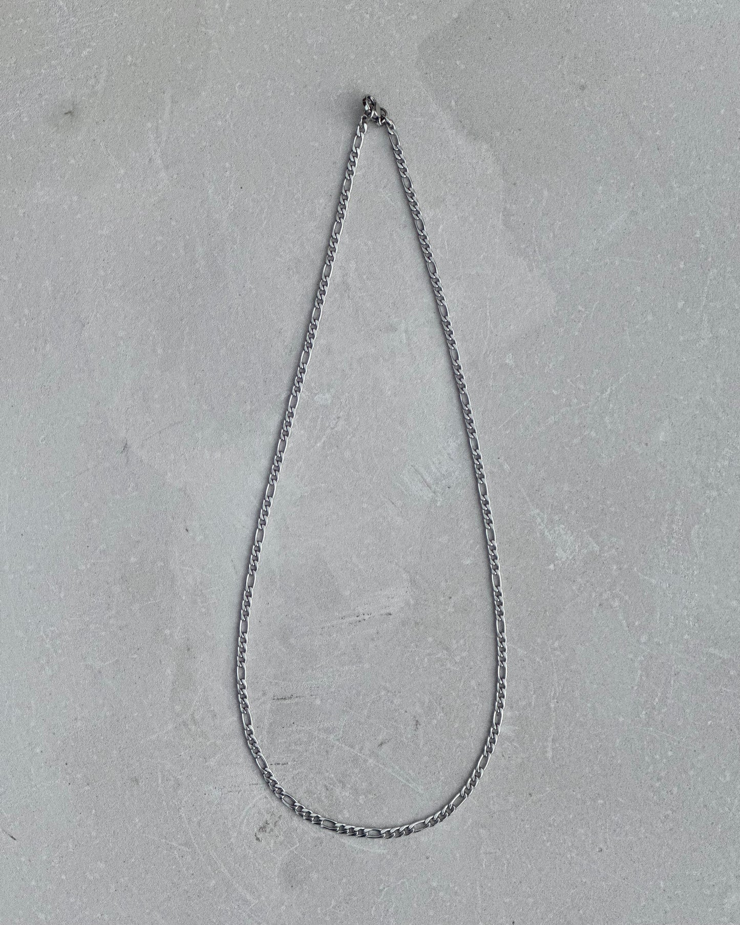 Silver Figaro Necklace