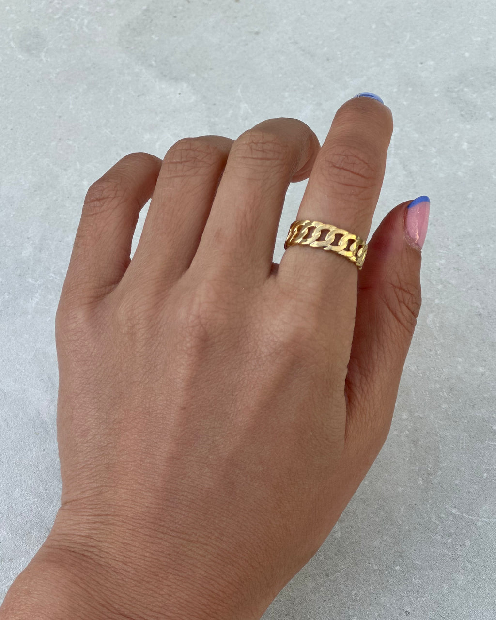 Gold Kara Ring